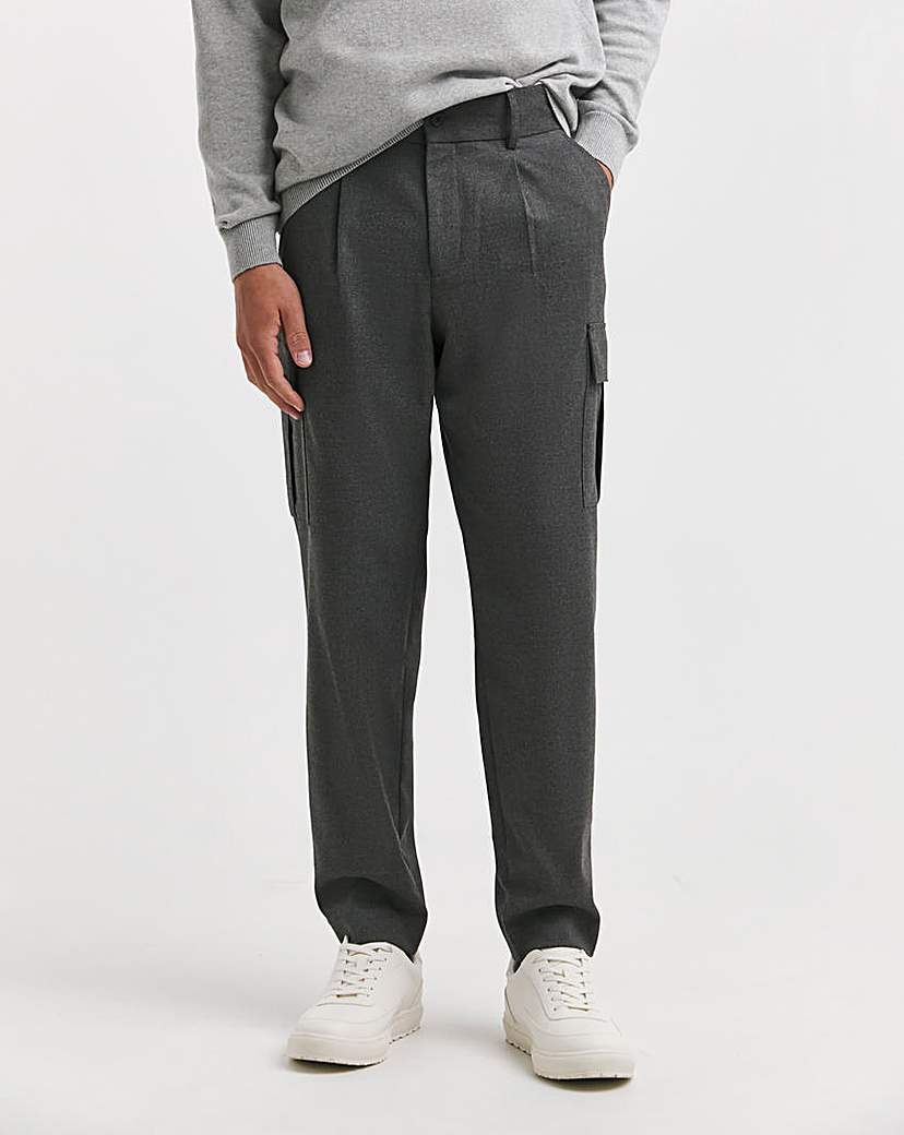 Tailored Flannel Cargo Trouser