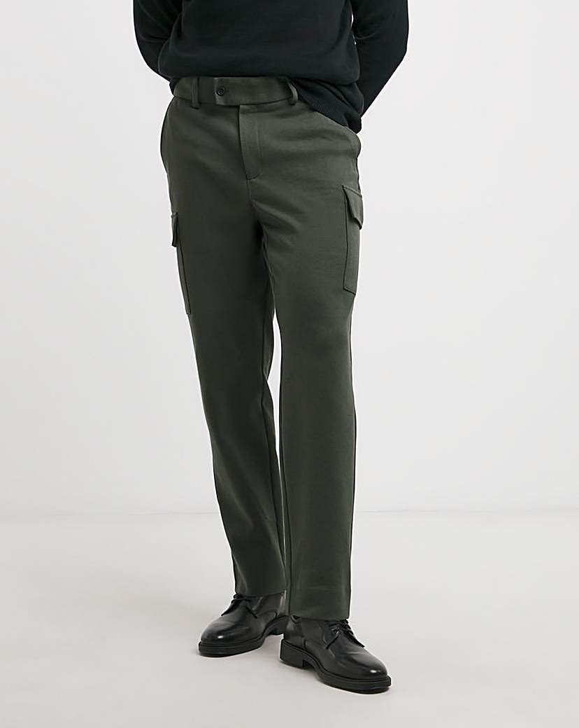 New In - Twill Loose Fit Tapered Cargo Trouser