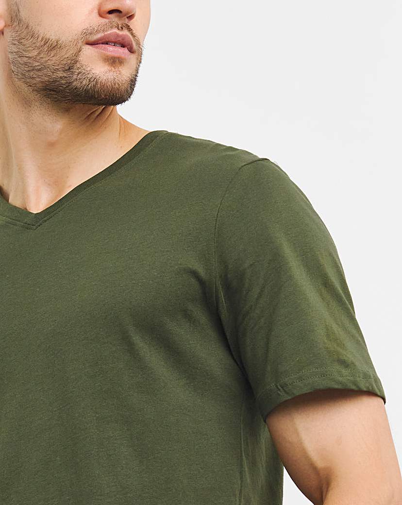7 Pack Pure Cotton V Neck T-Shirts