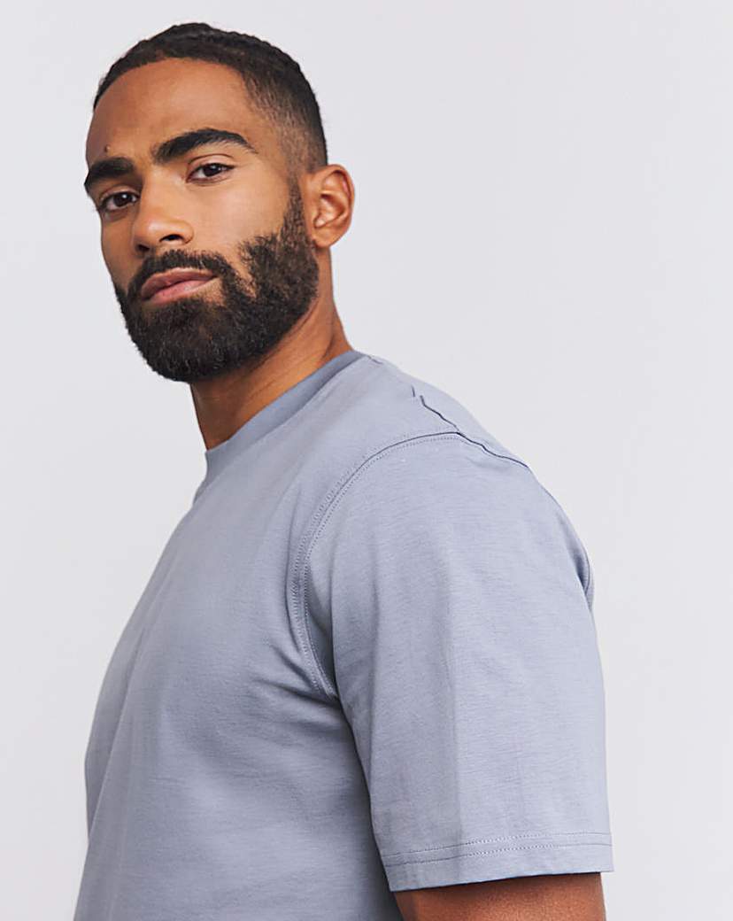 Relaxed Fit Supima Crew Neck T-Shirt