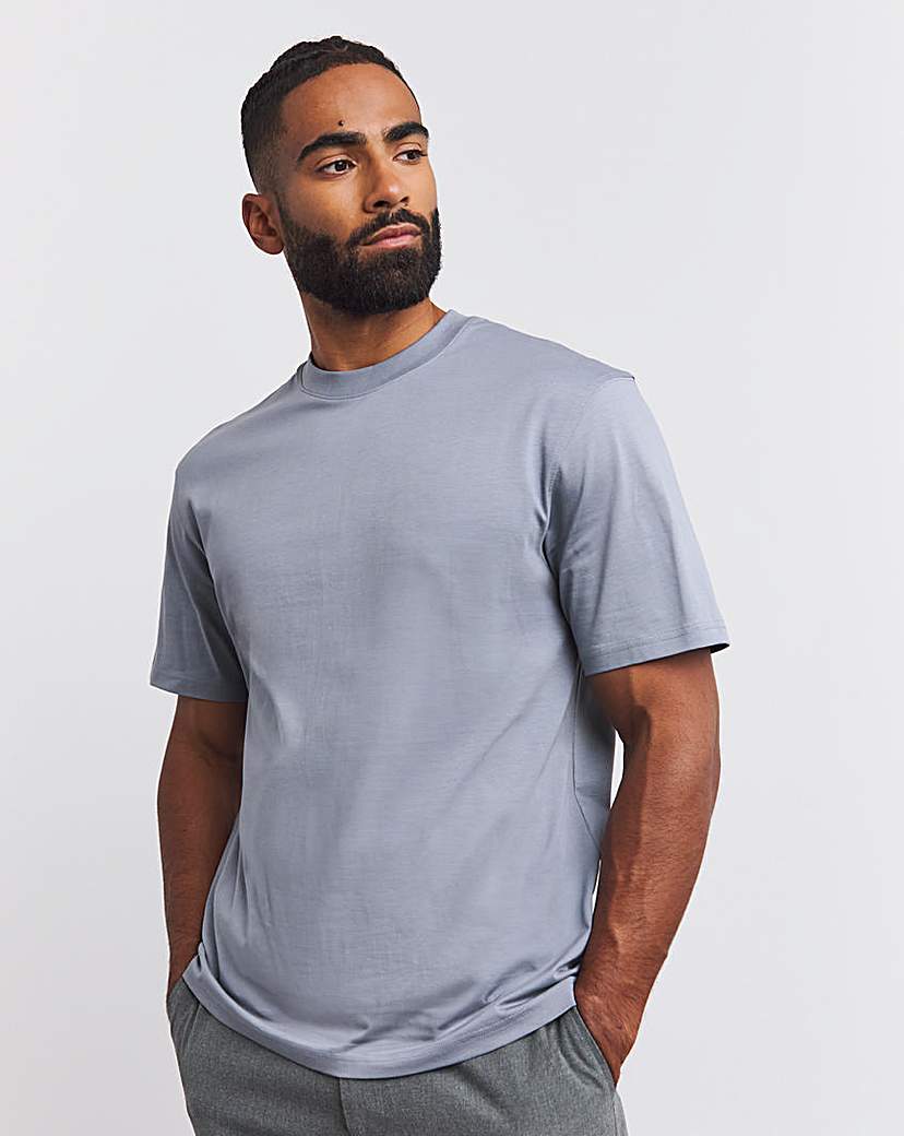 Relaxed Fit Supima Crew Neck T-Shirt