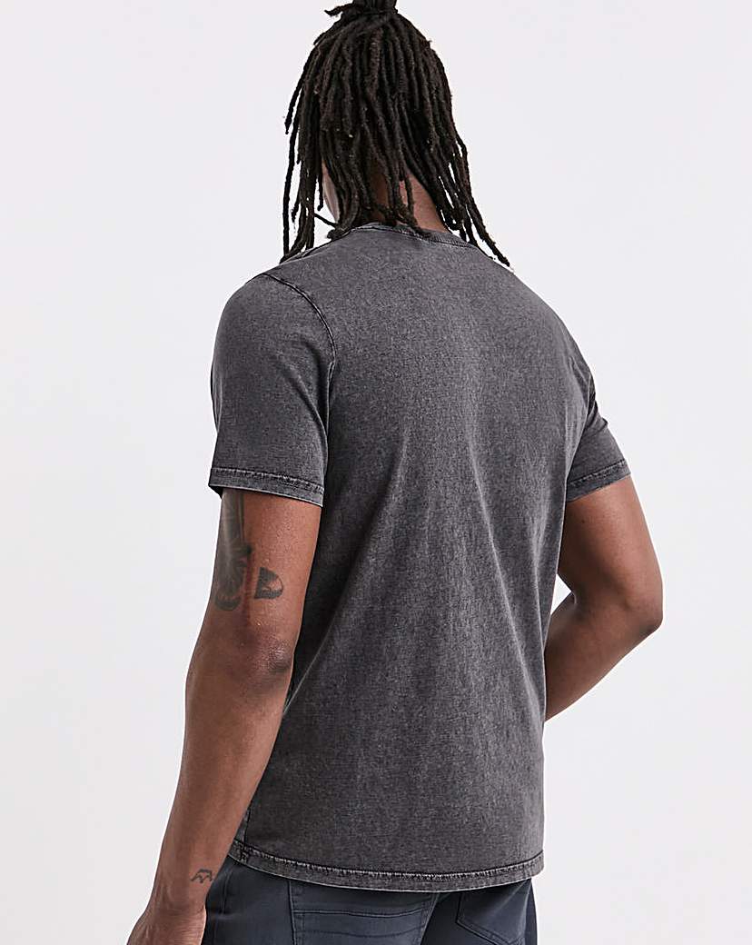 Relaxed Acid Wash Fit T-Shirt
