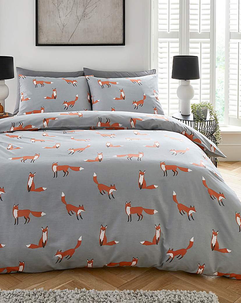 Fox Print Duvet Set