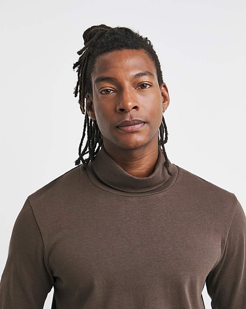 Long Sleeve Jersey Roll Neck