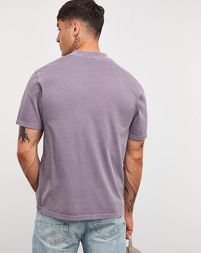 Relaxed Fit Acid Wash T-Shirt