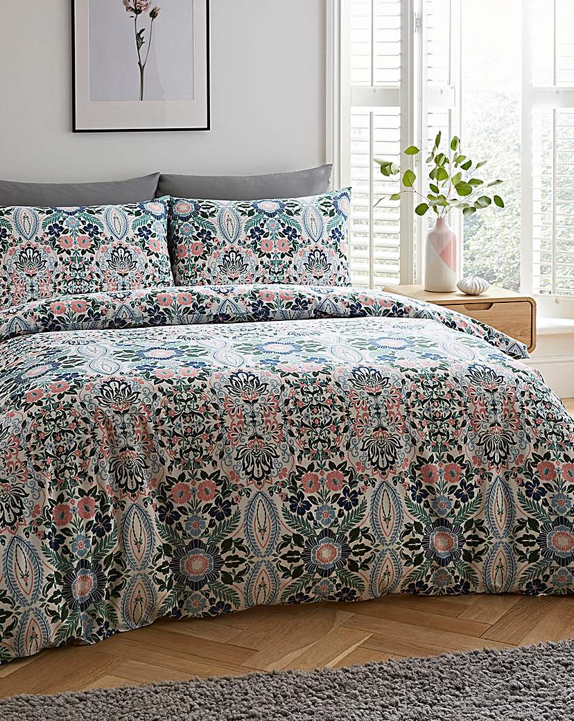 New In - Amy Mirror Floral Duvet Set