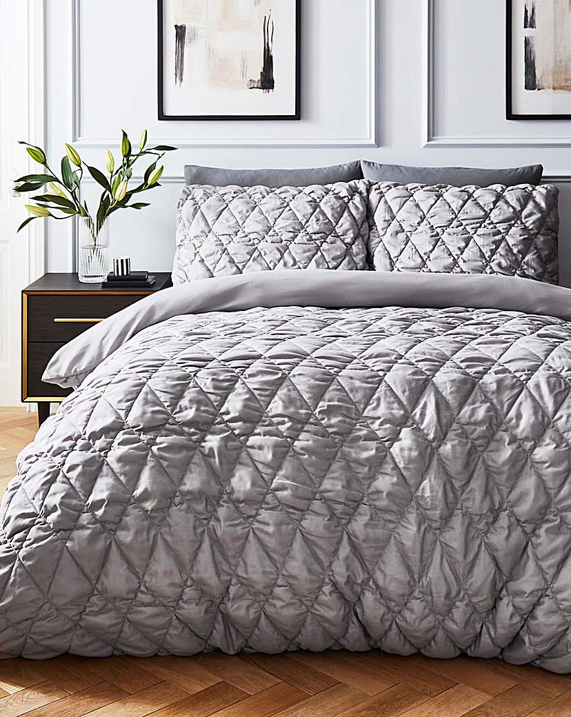 Joanna Hope Quilted Duvet Set