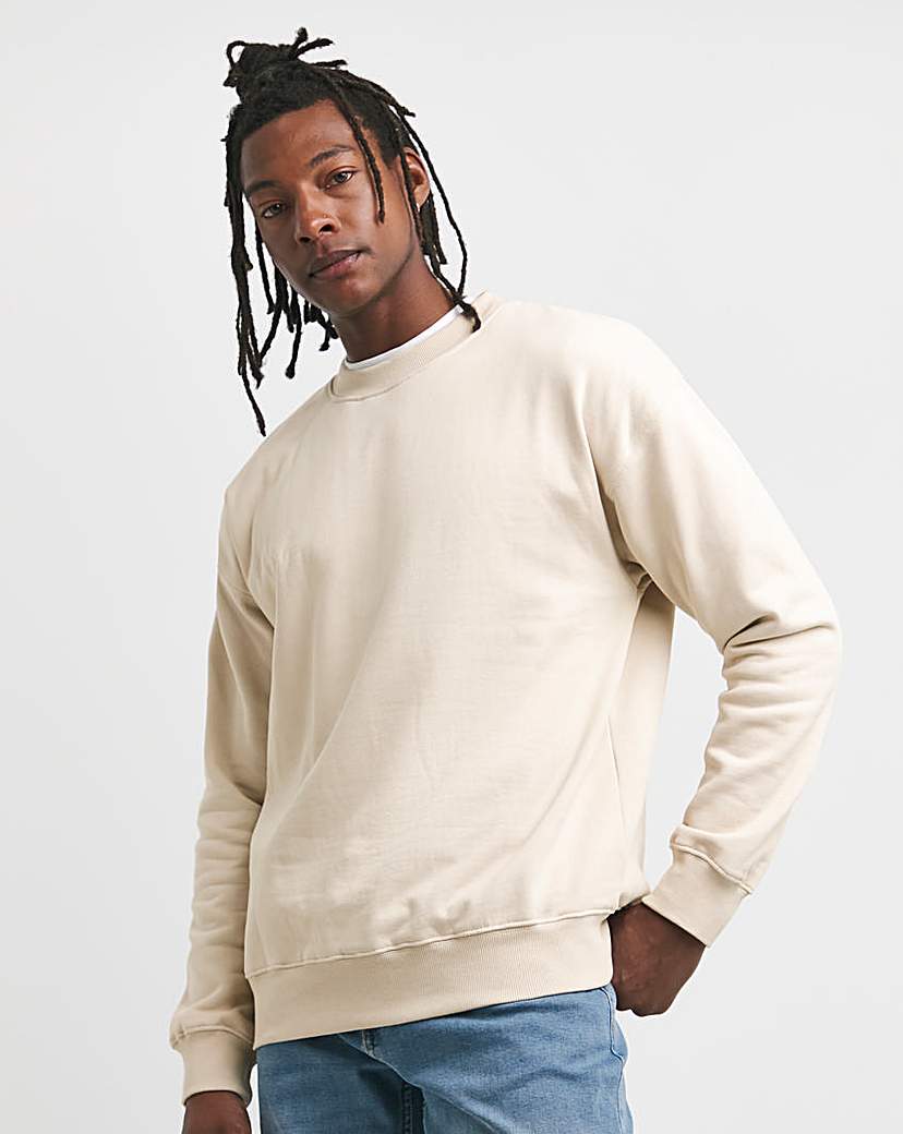 Relaxed Fit Crew Neck Sweat