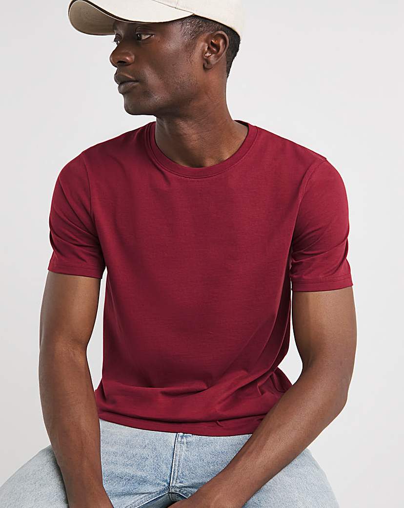 Pure Cotton Crew Neck T-Shirt Long