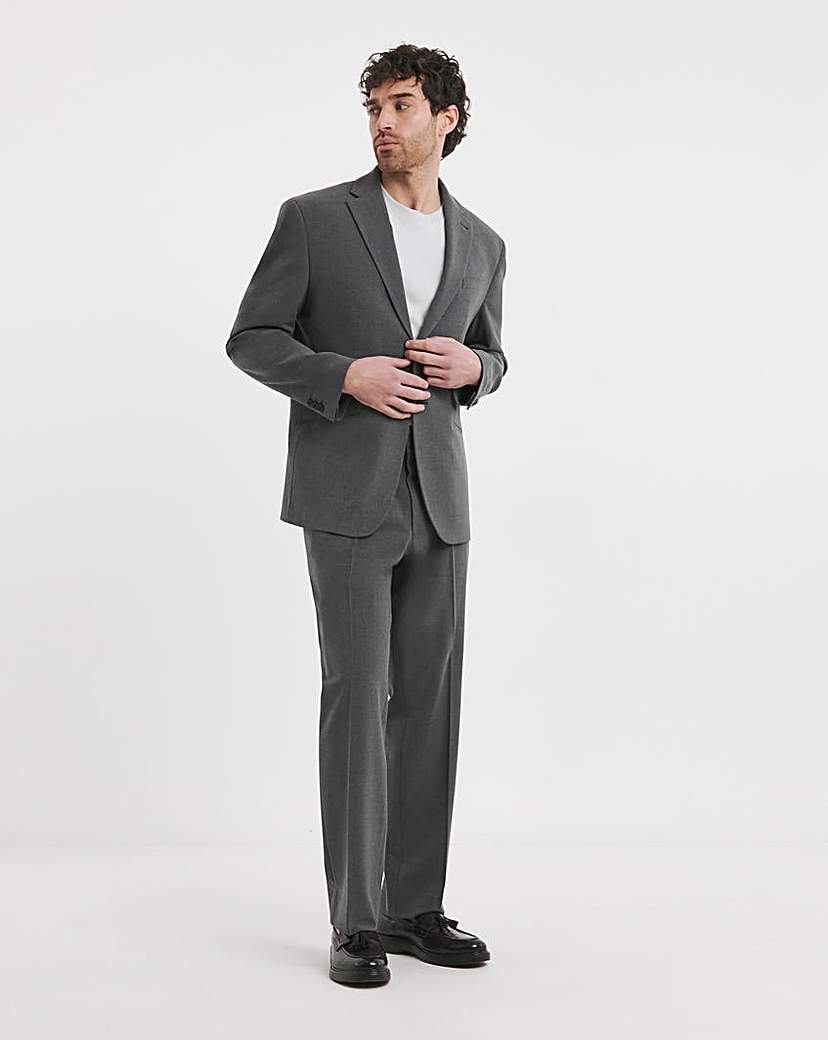 Tailored Relaxed Fit Stretch Blazer