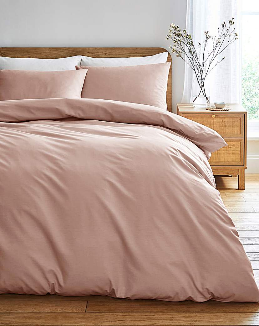 Pure Cotton 200TC Duvet Cover Dusky Pink …