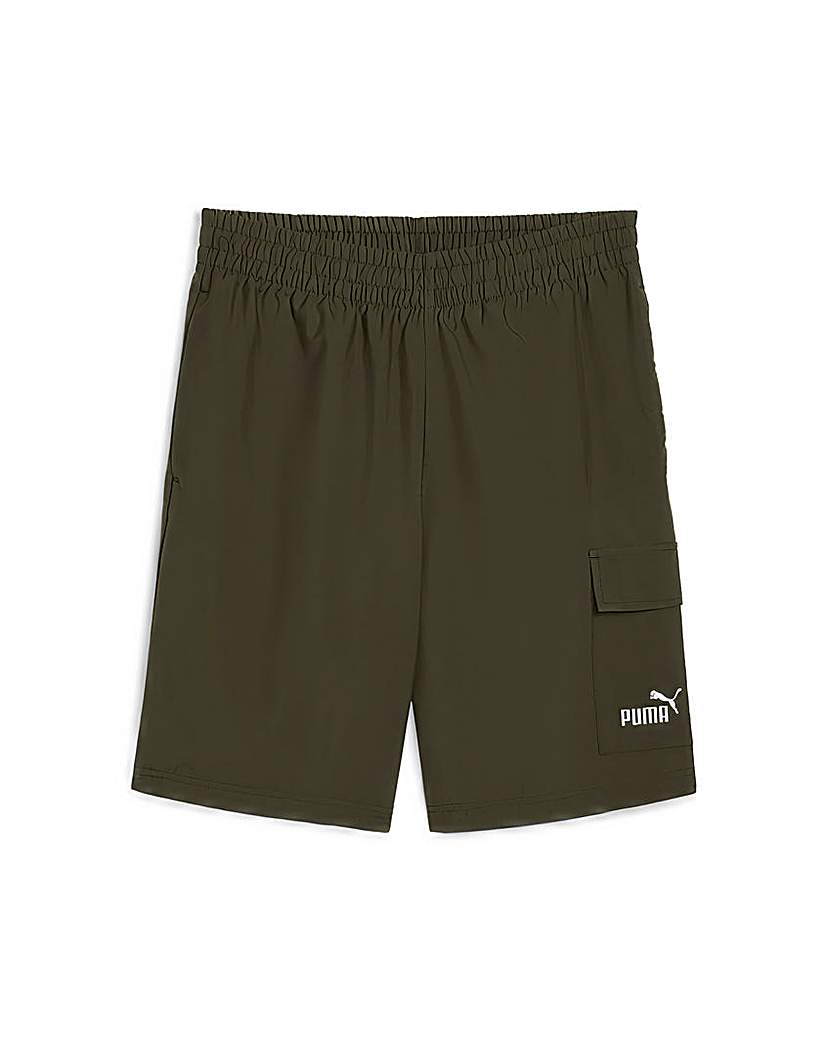 New In - PUMA Essentials Logo 9 Cargo Shorts"