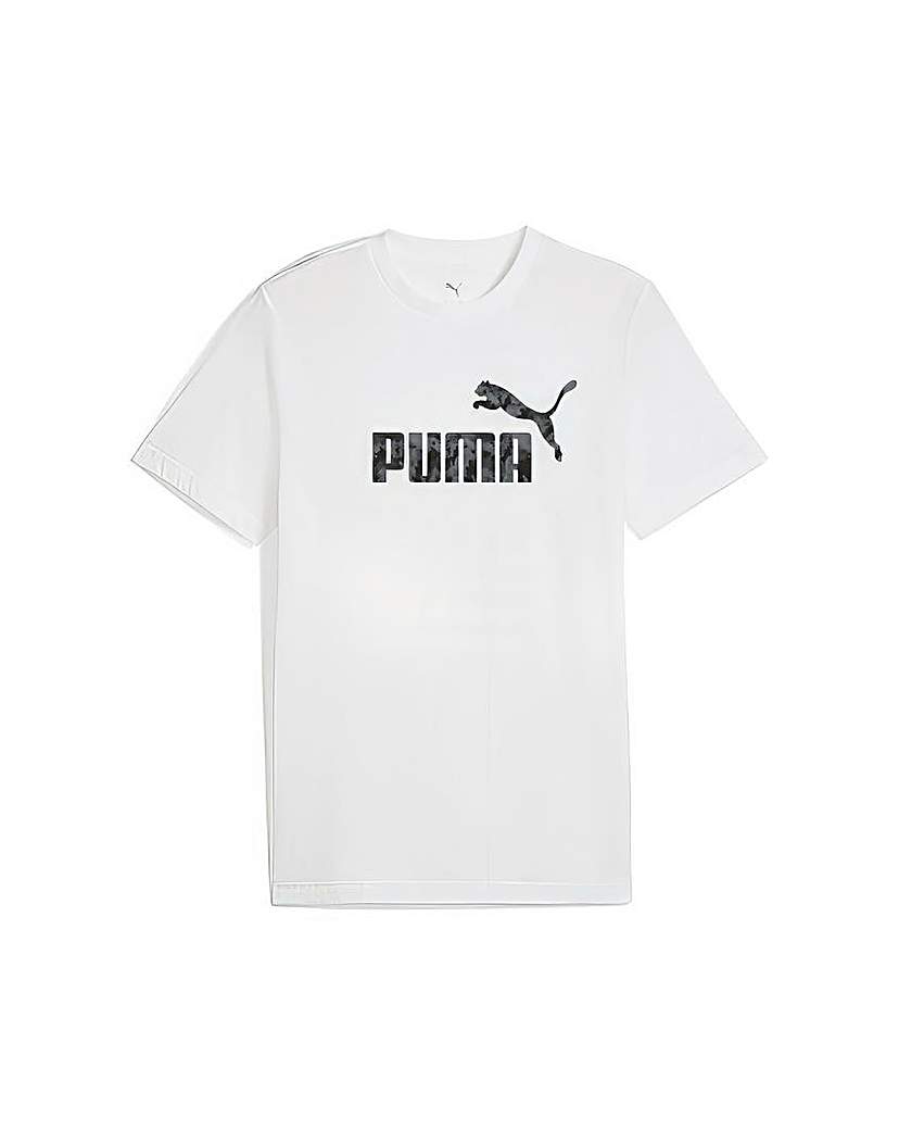 New In - PUMA Essentials Camo Logo T-Shirt