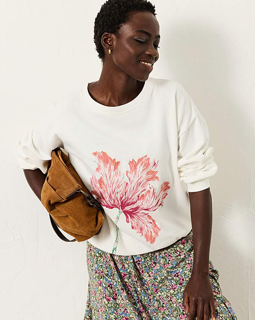 Fatface Women's Ivory Alex Jumper Size 8
