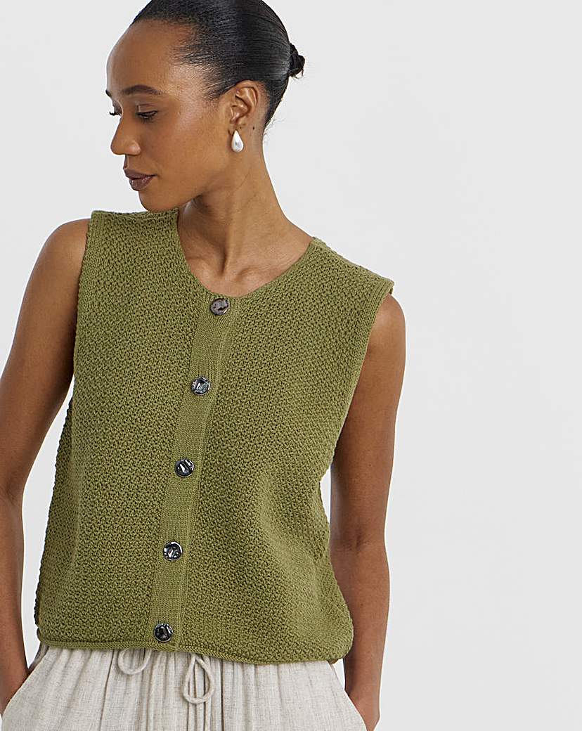 JDY Martha O-Neck Knitted Vest