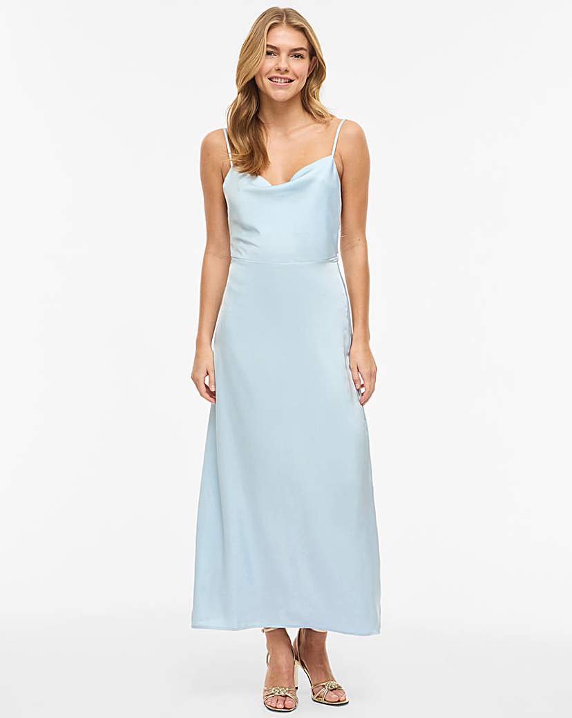 Vila Women's Blue Strap Ankle Dress Size 14