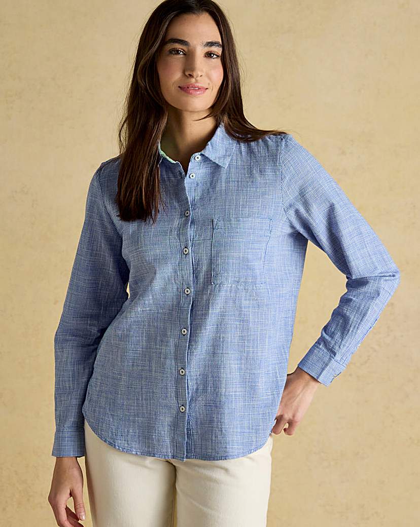 Joules Ida Shirt Blue Joules Size 8