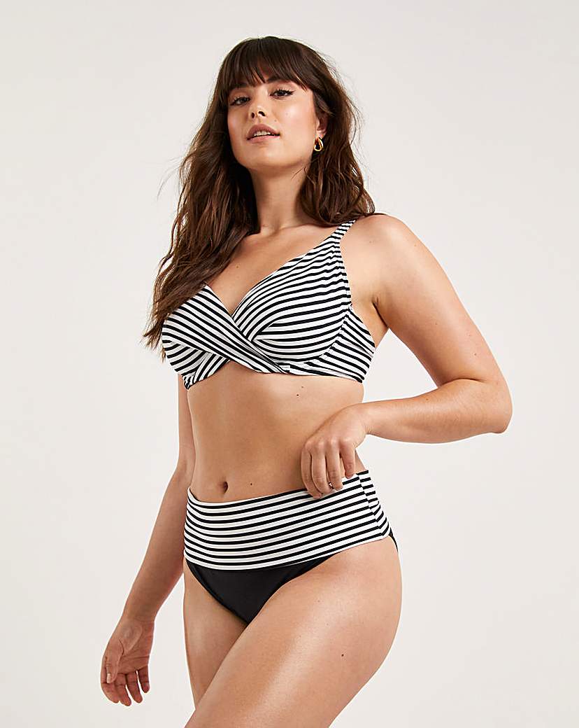 Figleaves Tailor Wrap Plunge Bikini Top