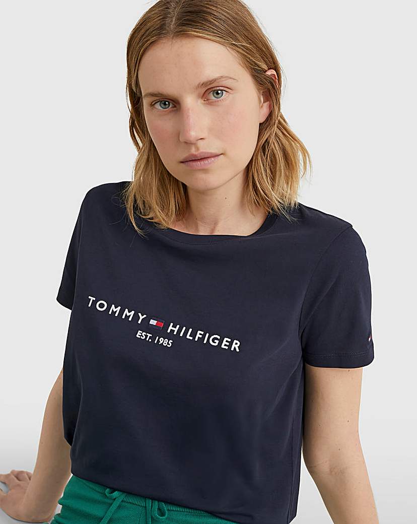 Tommy Hilfiger Navy Heritage Crew Neck Tee - 2XL