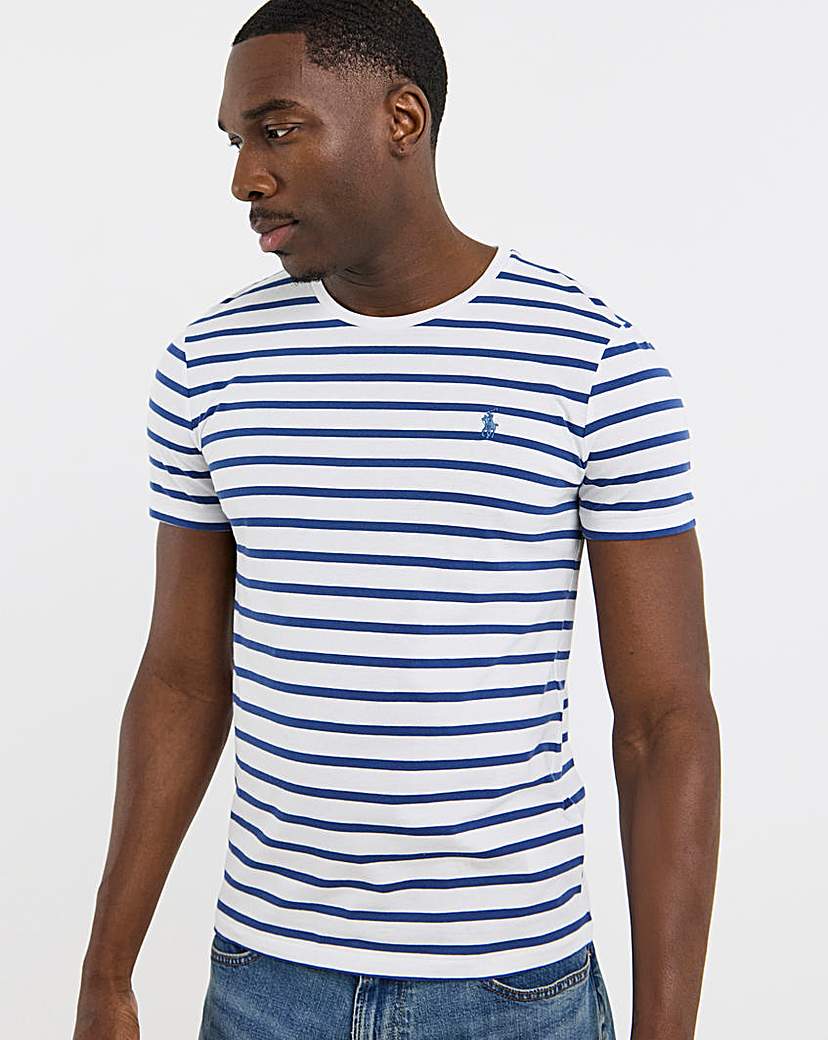 New In - Polo Ralph Lauren T-Shirt -White/Royal