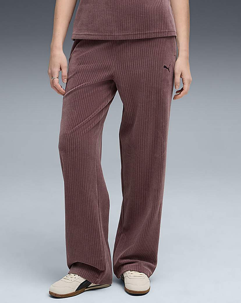 New In - Puma Essential Valour Rib Straight Pant