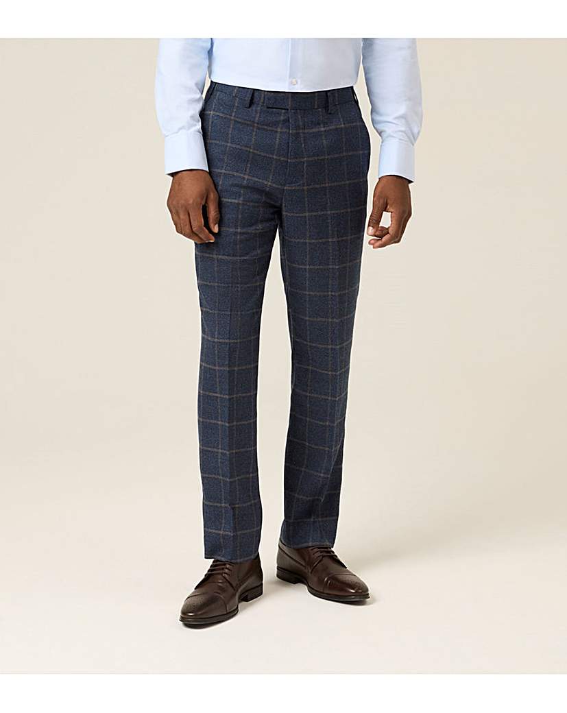 Skopes Meredith Suit Trouser Blue Check