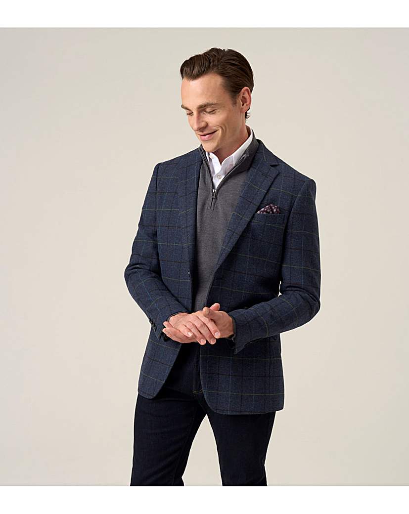 New In - Skopes Ryedale Jacket Navy Check