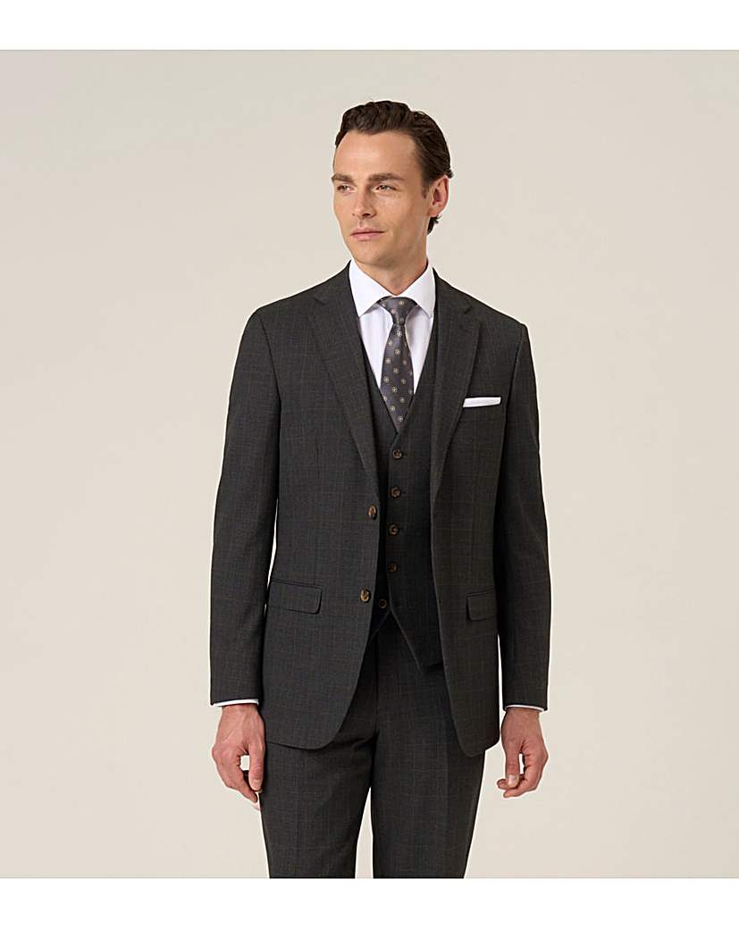 New In - Skopes Elijah Suit Jacket Charcoal Chk
