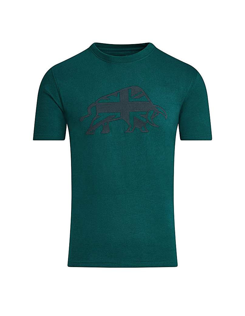 New In - Raging Bull Union Jack T-Shirt