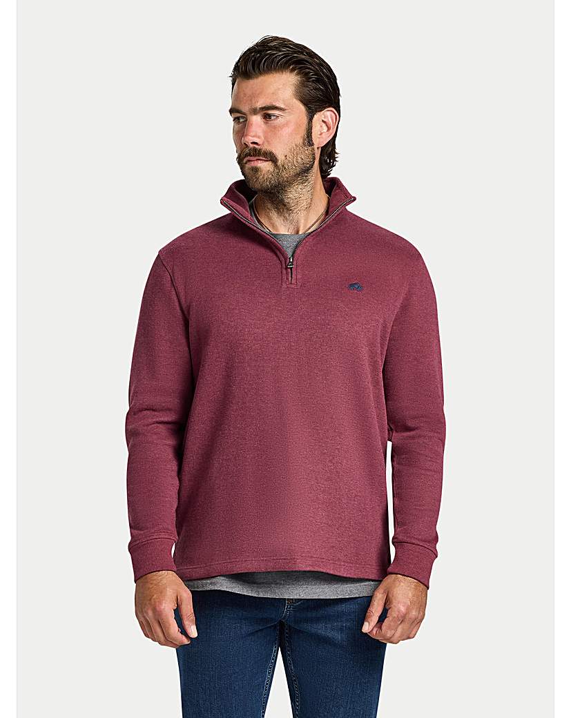 New In - Raging Bull Classic French Rib 1/4 Zip