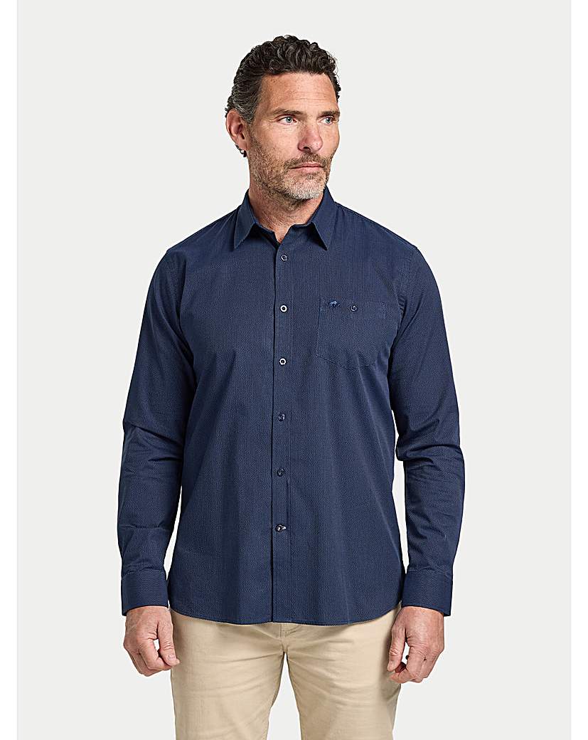 New In - Raging Bull L/S Dash Dobby Cotton Shirt