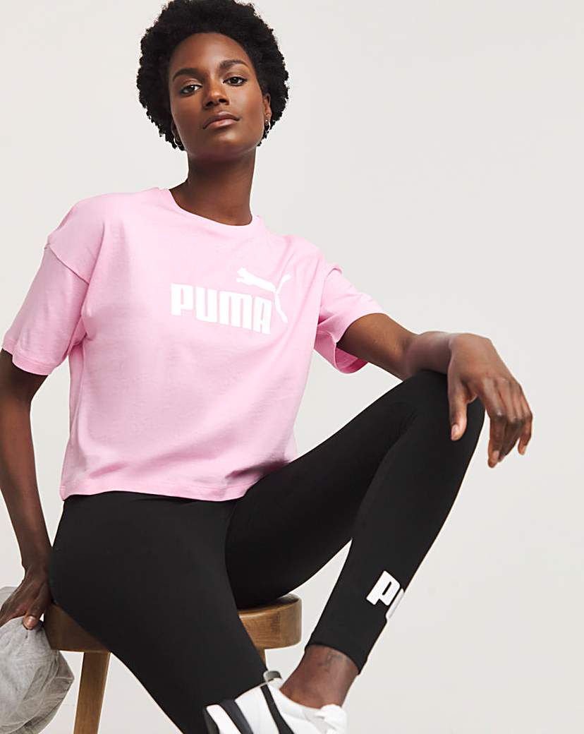 PUMA Essentials Cropped Logo T-Shirt