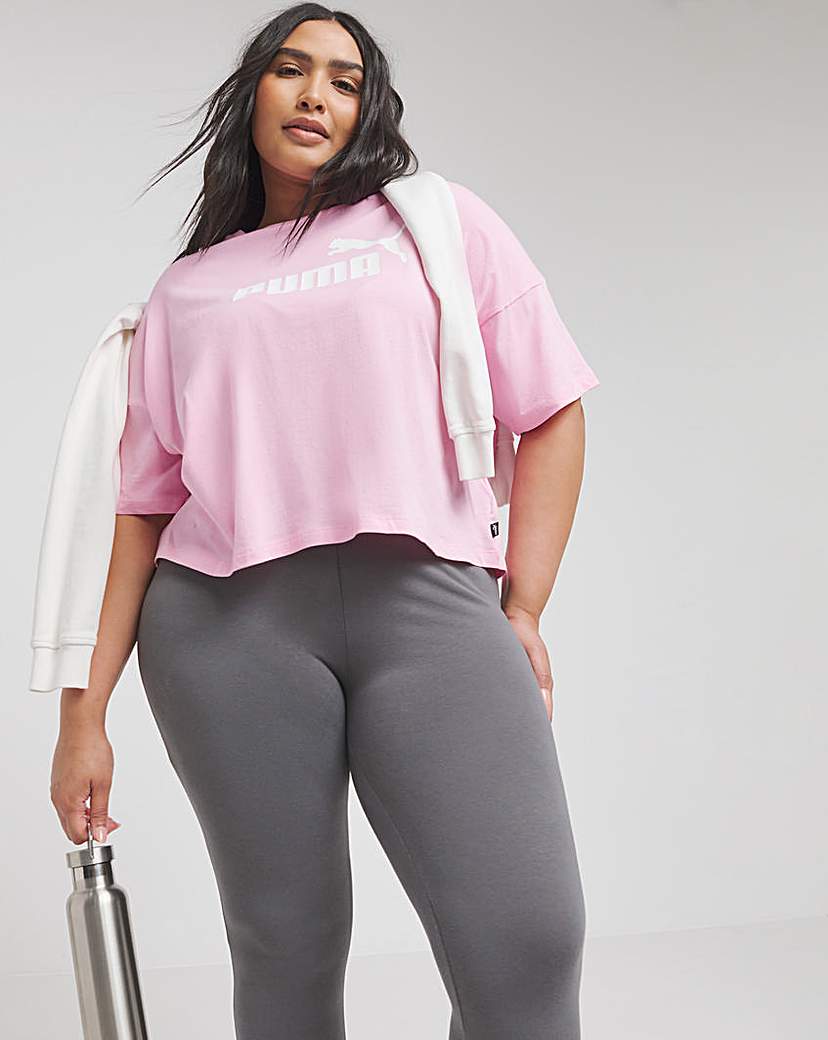 PUMA Essentials Cropped Logo T-Shirt