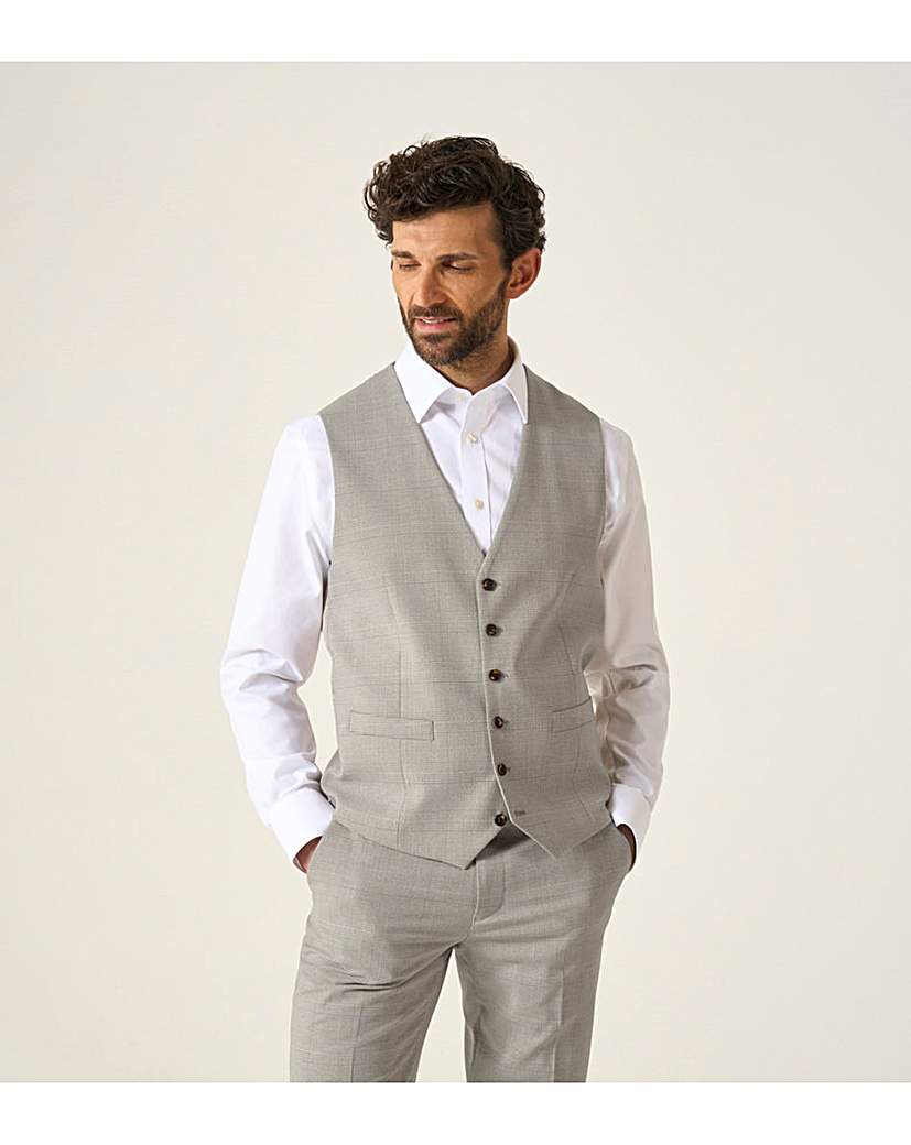 Skopes Charlie Suit Waistcoat Stone Stone Skopes …