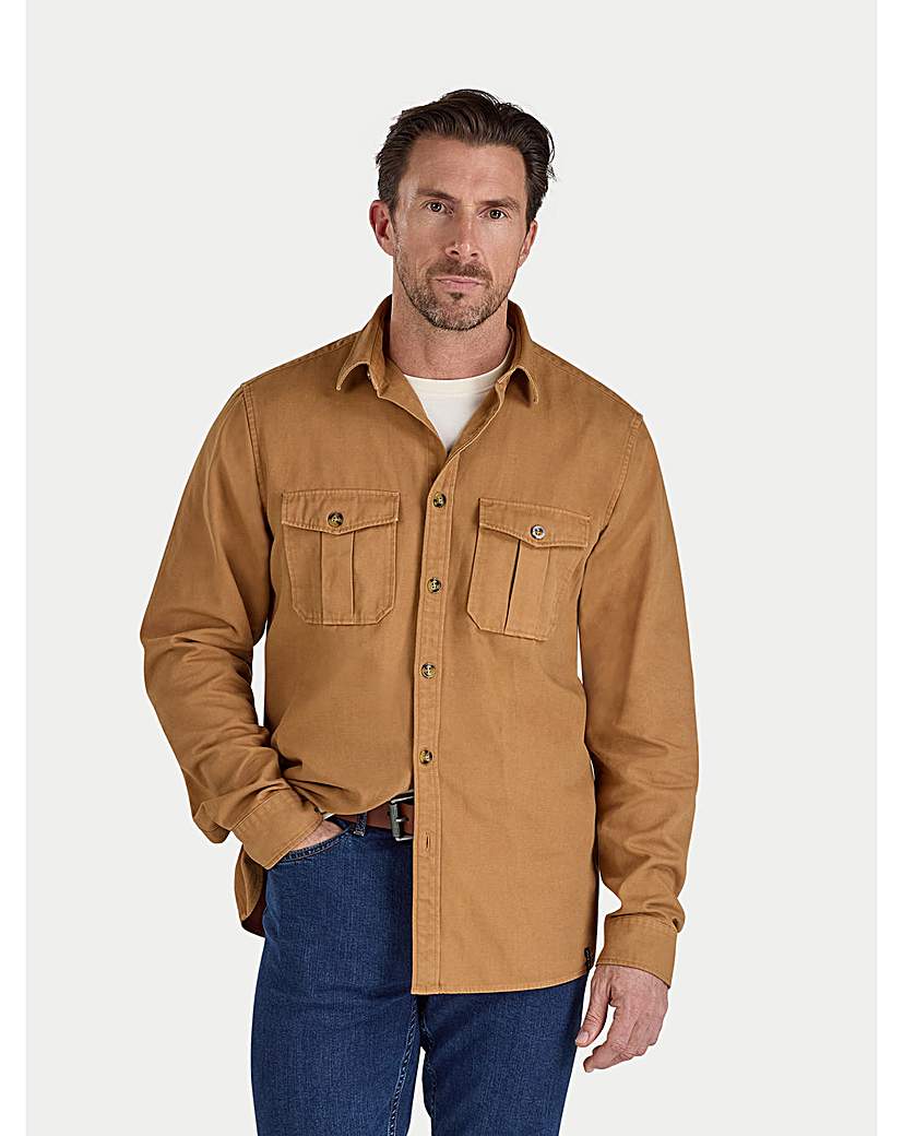Raging Bull Garment Dyed Canvas Shacket