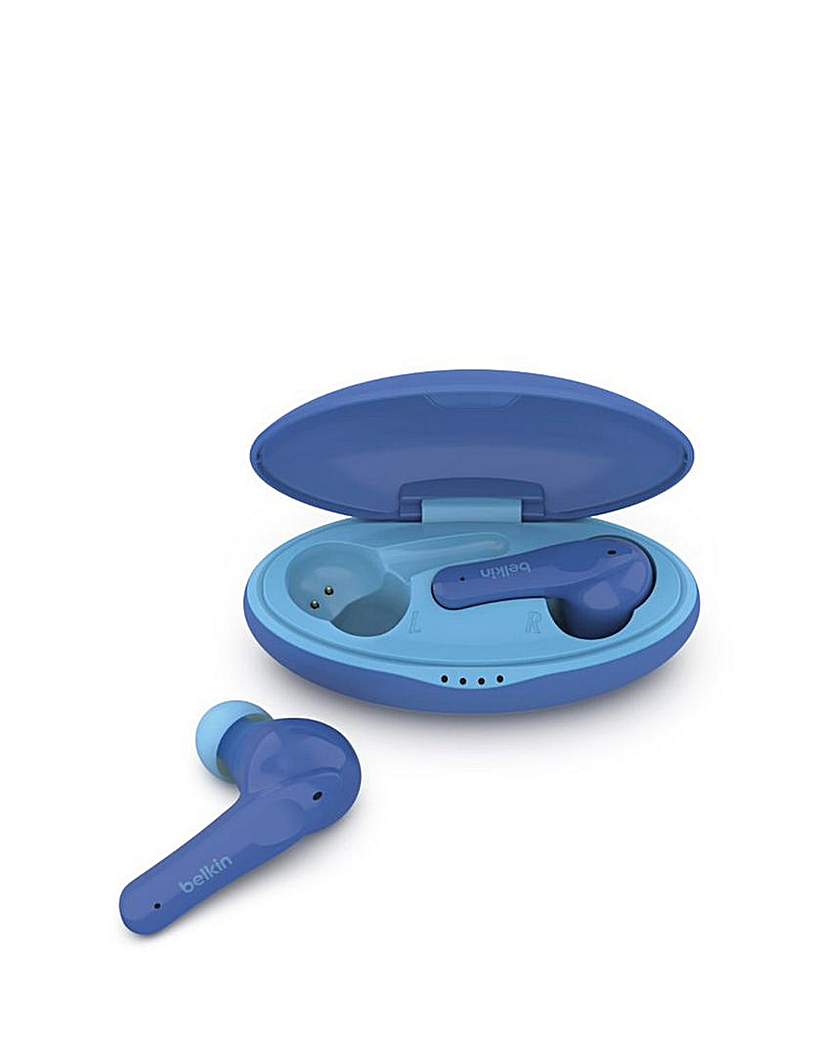 Belkin Soundform Kids Wireless Earbuds - Blue