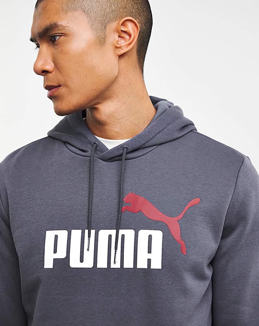 Grey Puma Hoodie Jacamo