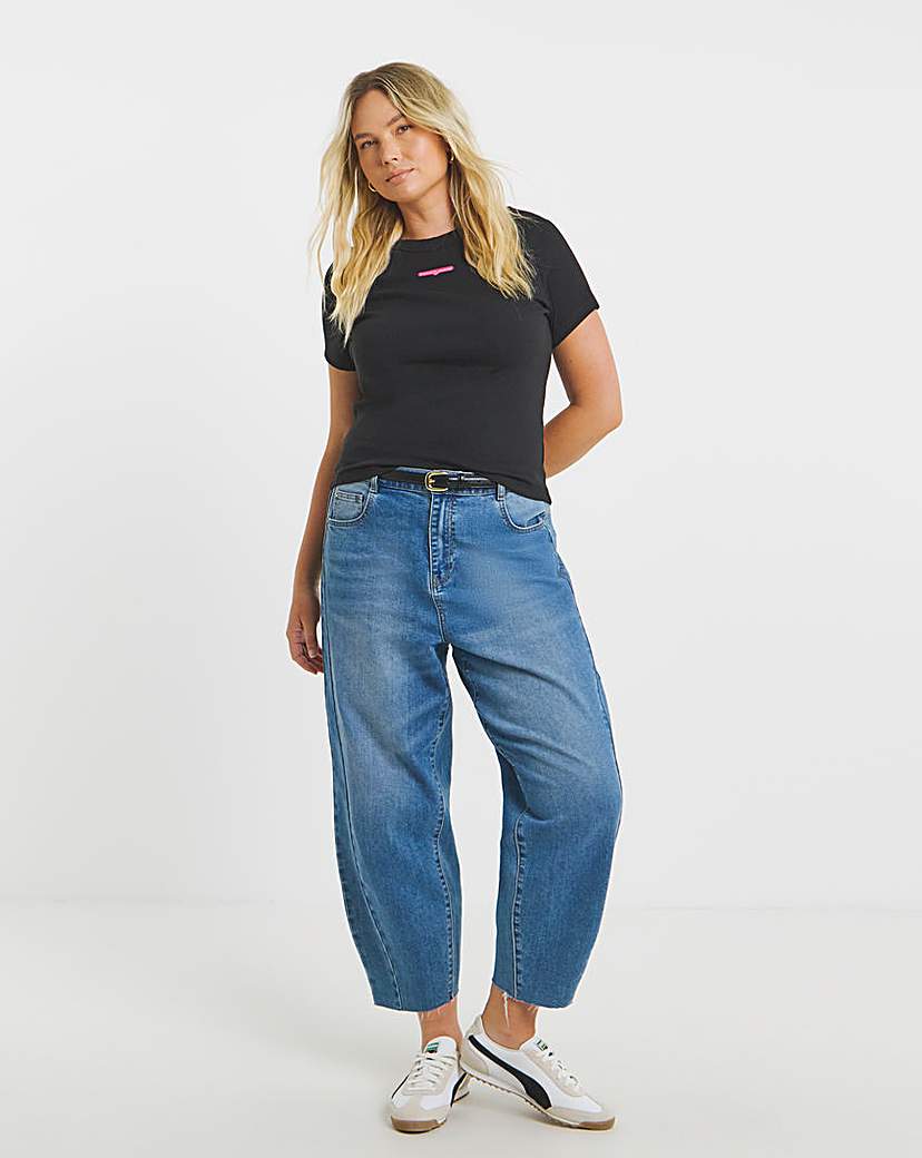 Tommy Jeans Slim Neon Logo T-Shirt
