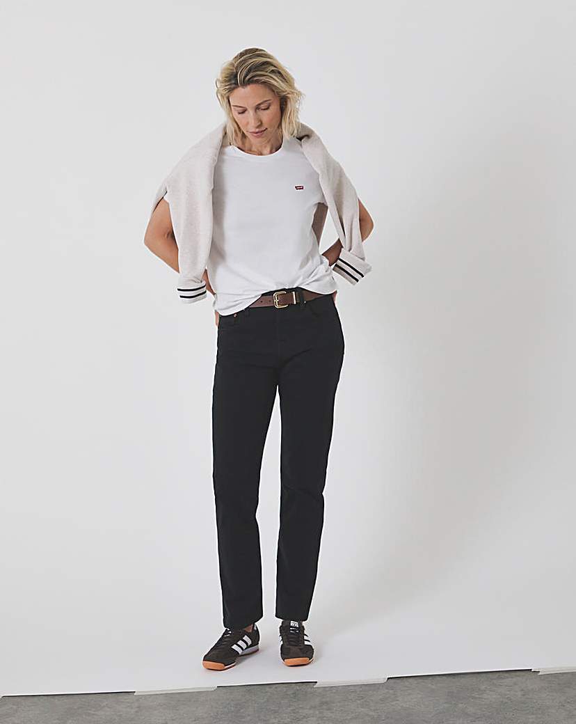 Levi's Black 501 Crop Jeans - 28 Leg" - : Us Size 14/28 / Uk18/28
