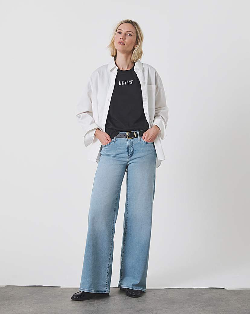 Levi's|Levis Light Wash Levi's 318 Shaping Wide Leg Jeans - Levi's - : Size 30