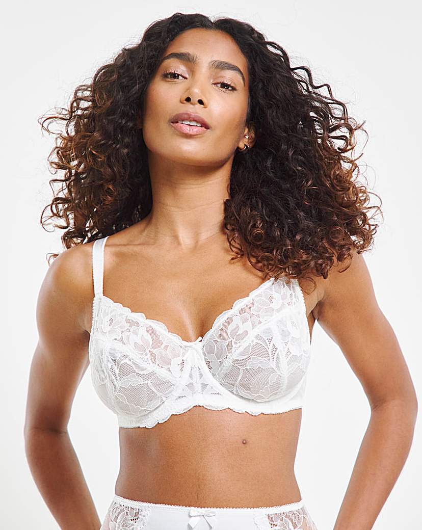 Ivy Lace Full Cup Value White Bra