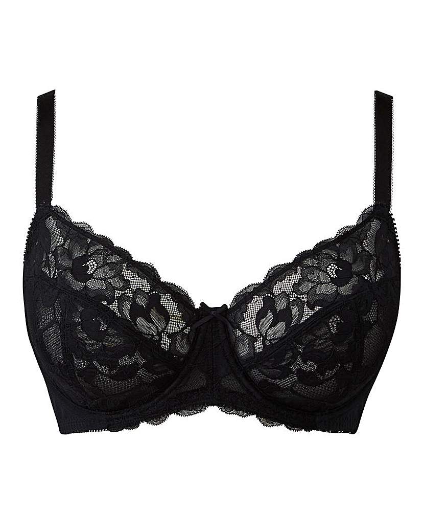 Ivy Lace Full Cup Value Black Bra