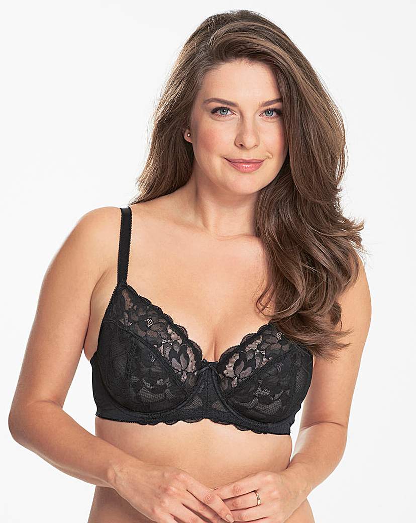 Ivy Lace Full Cup Value Black Bra