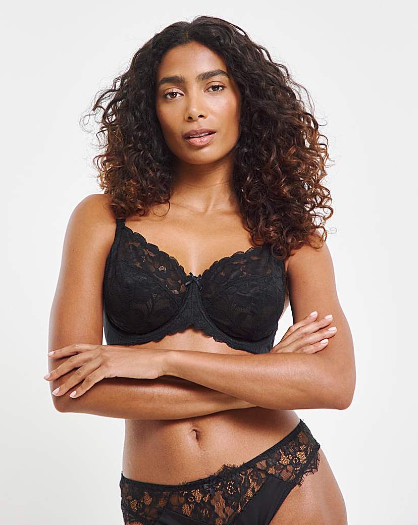 Ivy Lace Full Cup Value Black Bra