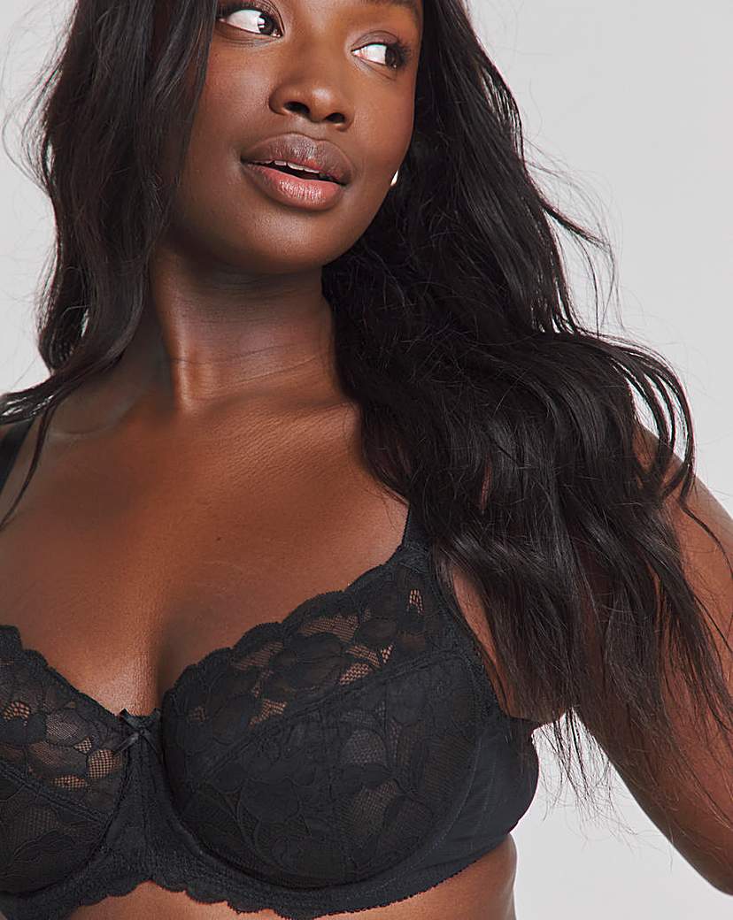 Ivy Lace Full Cup Value Black Bra