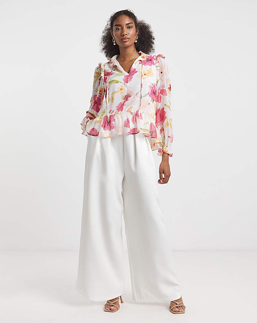 Flounce London Floral Blouse