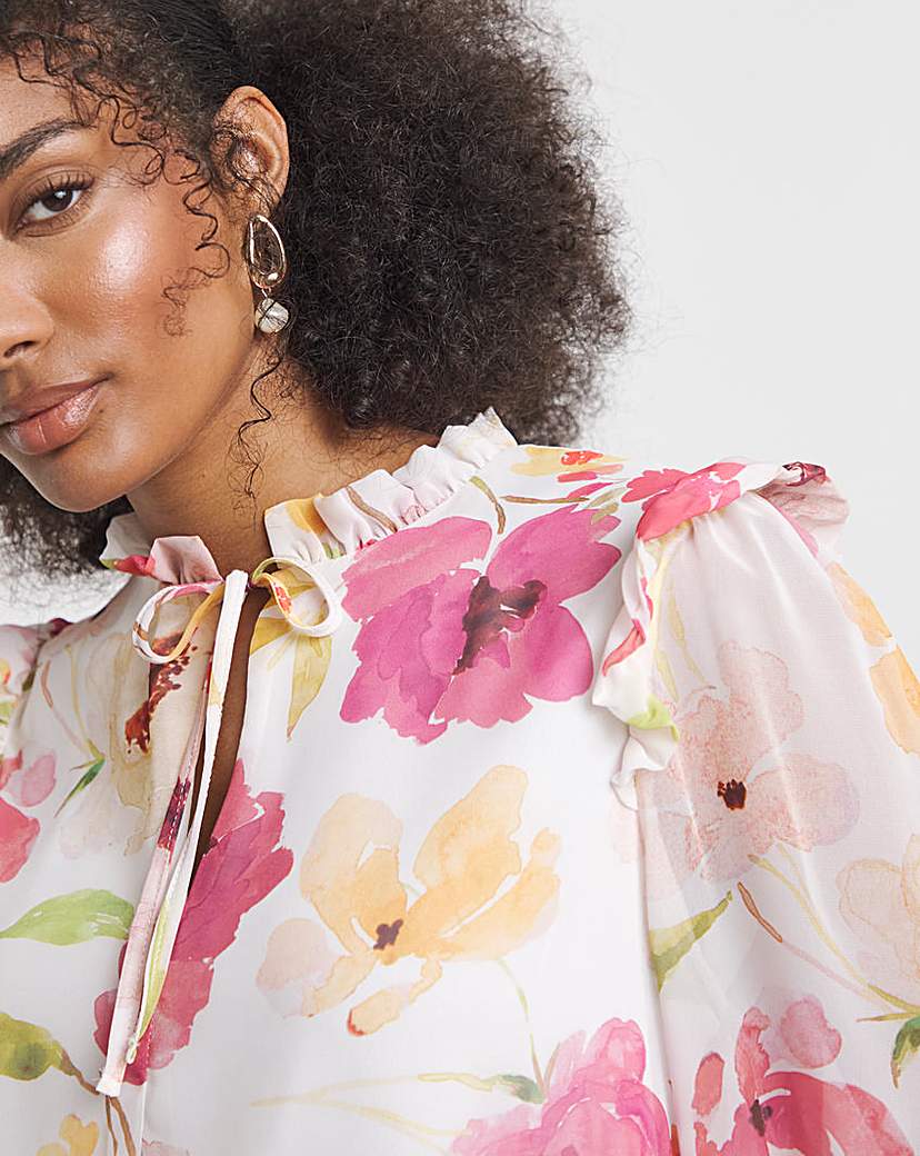 Flounce London Floral Blouse