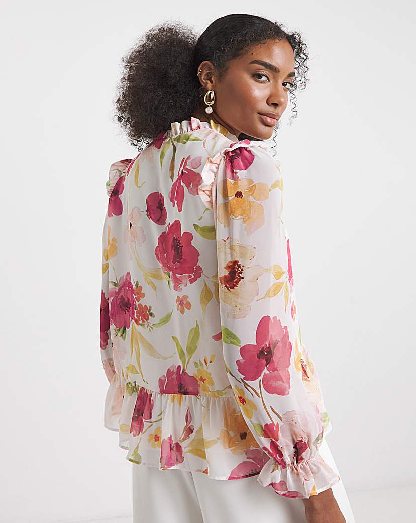 Flounce London Floral Blouse