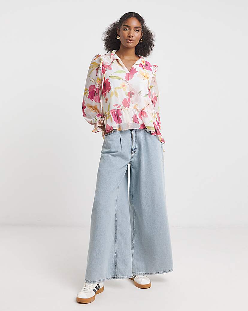 Flounce London Floral Blouse