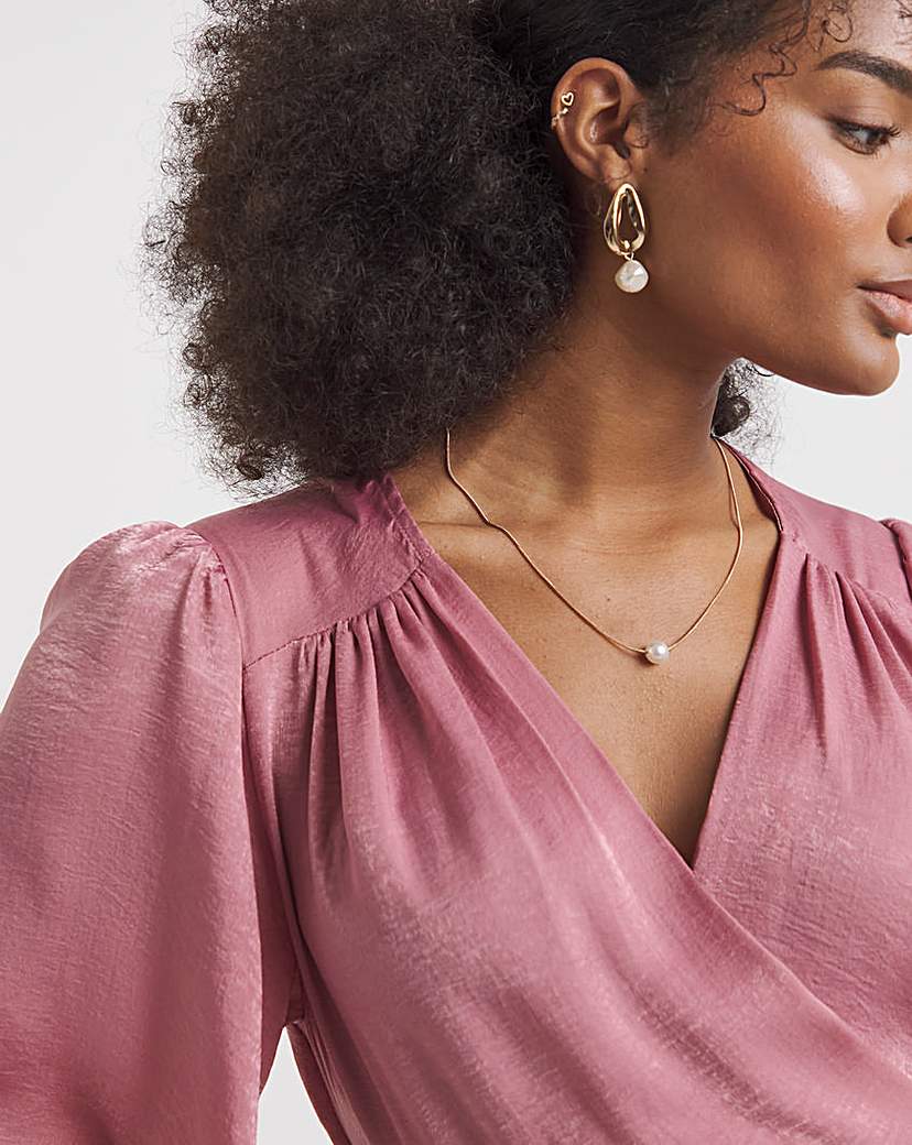 Flounce London Satin Maxi Dress